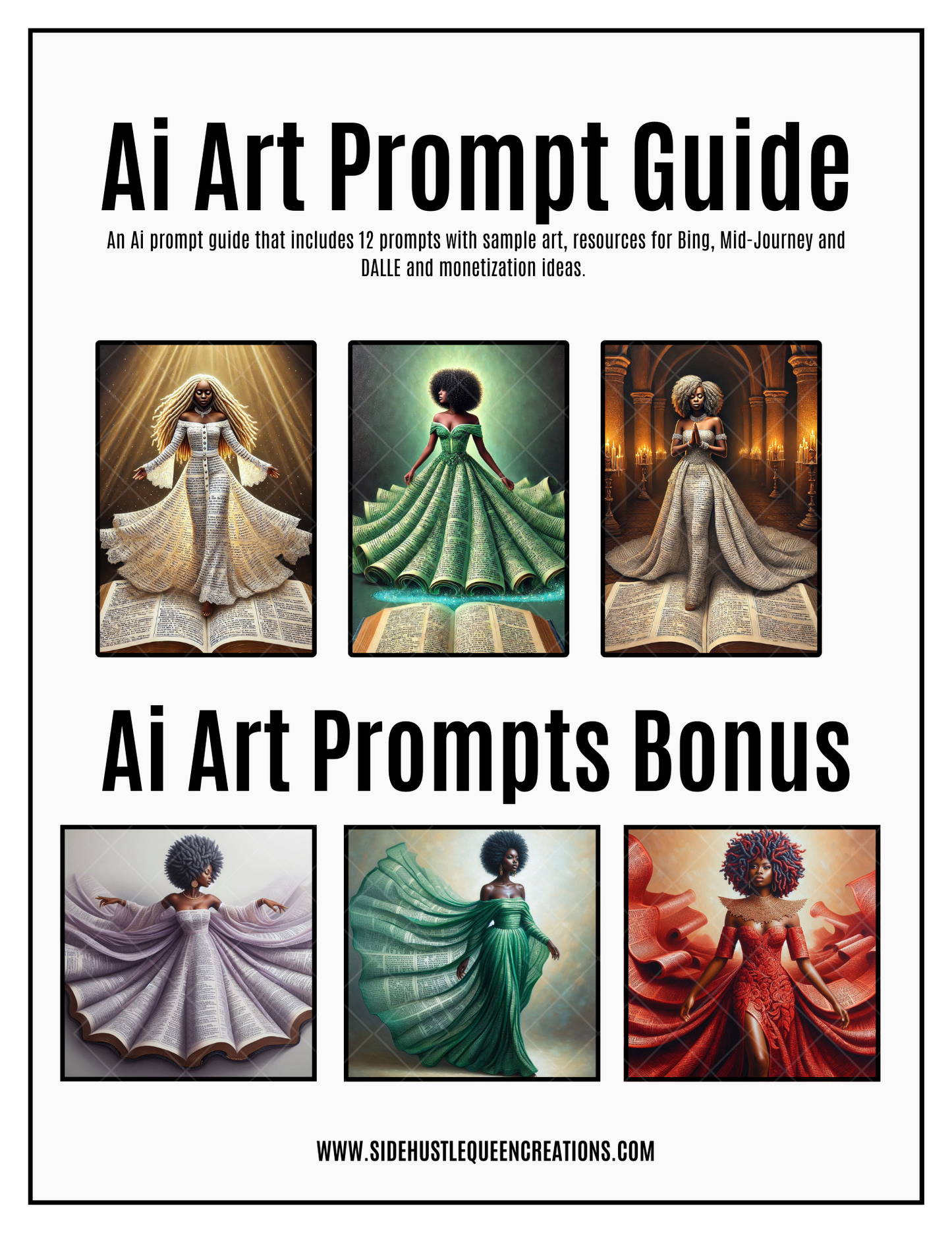DALL-E Prompt Guide – She Wears the Word: A Queen Dressed in Scripture