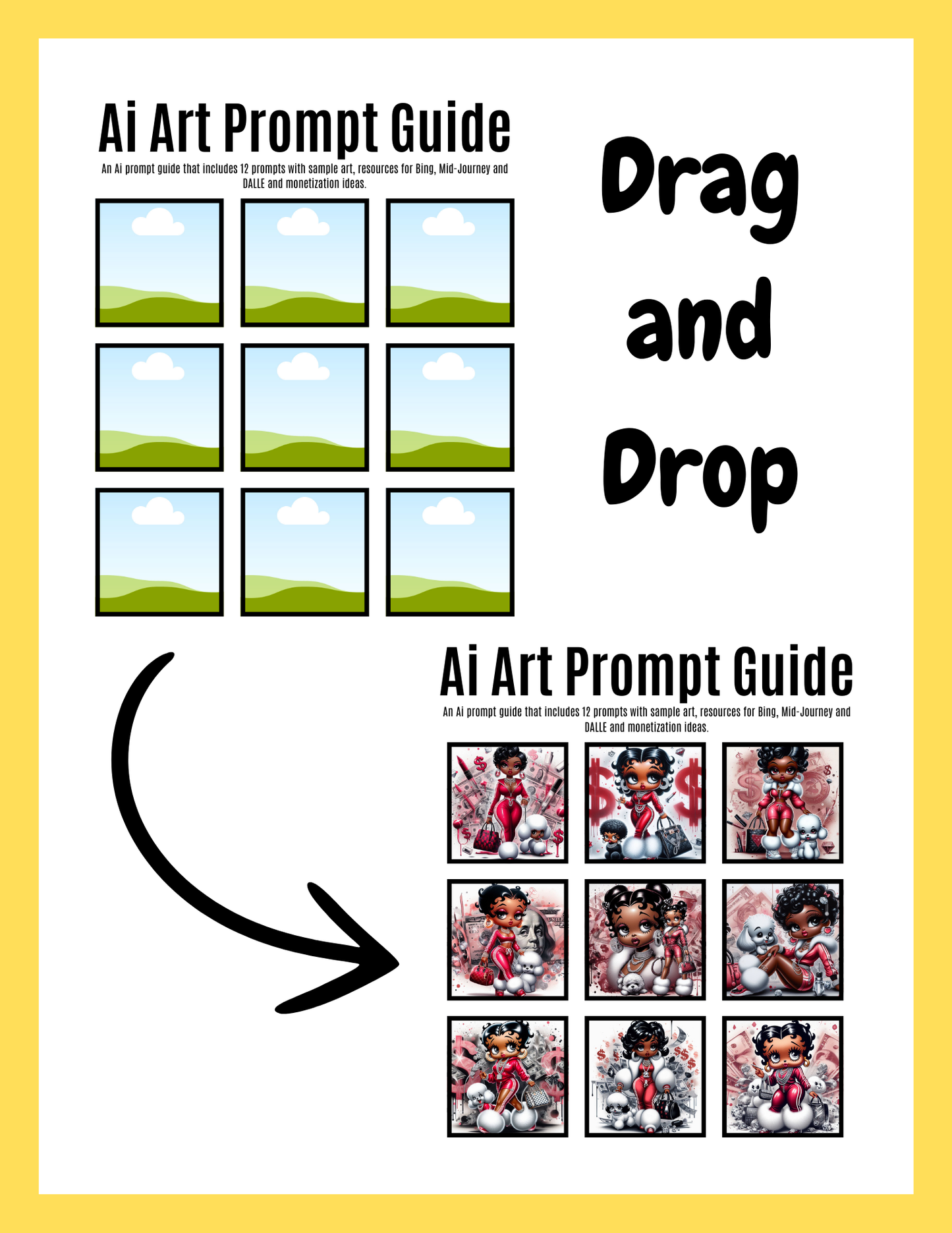 Canva Editable Prompt Book Bundle