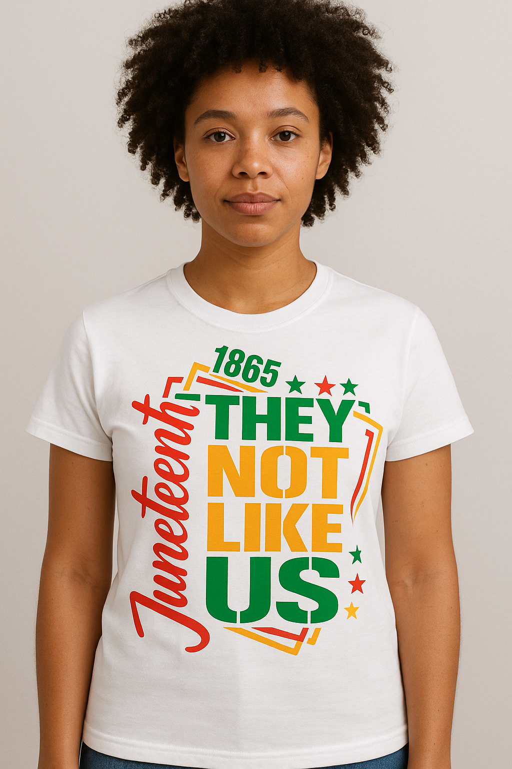 Juneteenth 1865 Family Matching T-Shirts – "They Not Like Us" Unisex Tees – Black Pride Apparel for Men, Women & Kids
