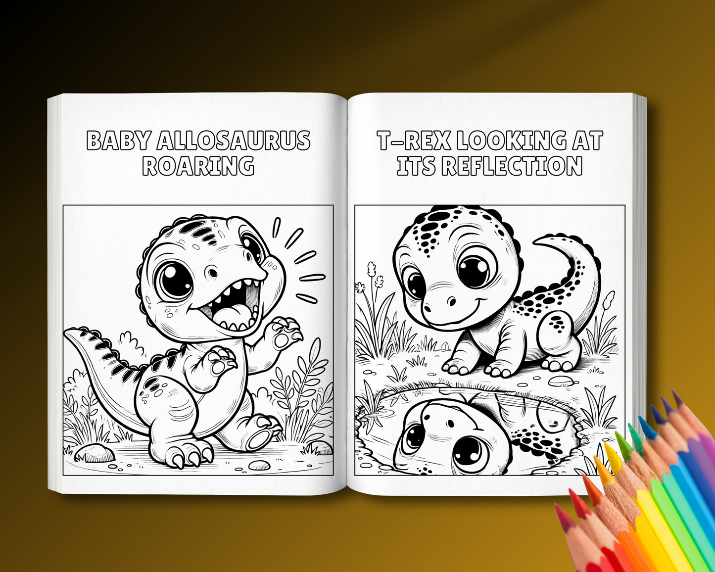Little Dino Adventures Coloring Book - Fun Baby Dinosaur Coloring Book for Kids (Paperback Book)