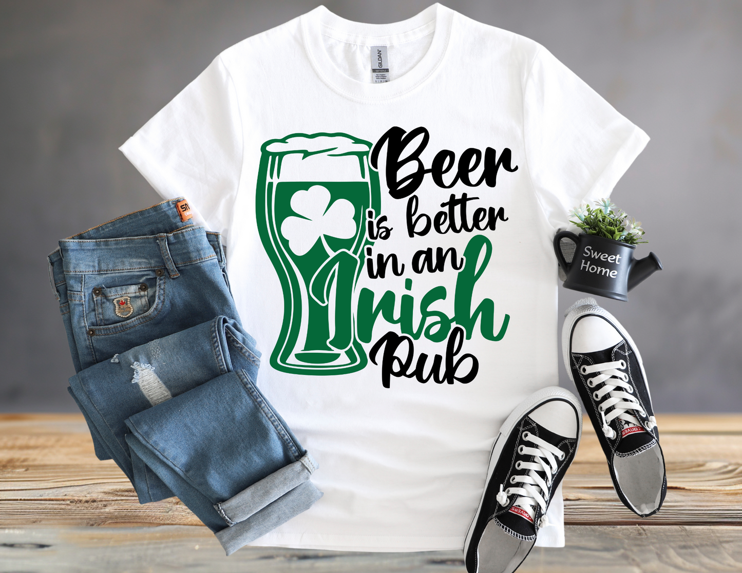 Beer is Better in an Irish Pub T-Shirt