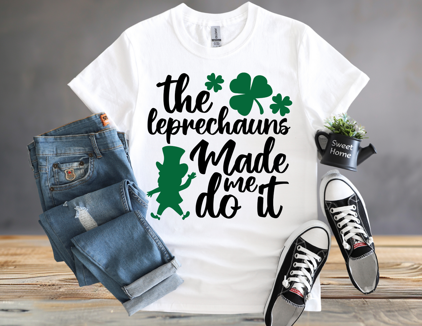The Leprechauns Made Me Do It T-Shirt