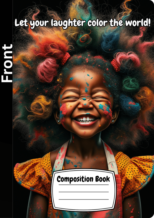 Custom Affirmation Composition Notebook – Motivational School Notebook for Kids & Teens | Back-to-School Essential