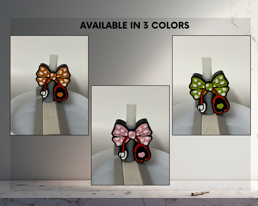 3D Bow Straw Topper for Stanley Cups