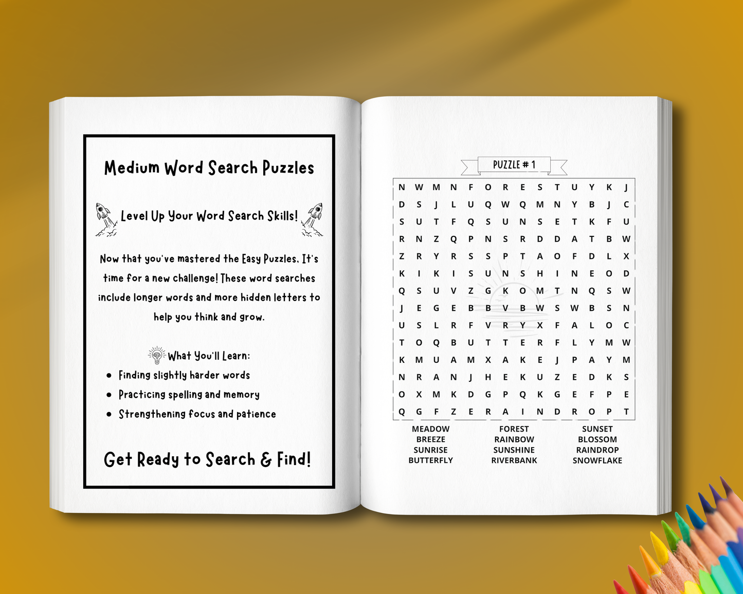 Ultimate Kids Word Search Book: Fun & Educational Puzzles for Ages 5-8 | Easy to Hard Challenges to Build Spelling & Vocabulary