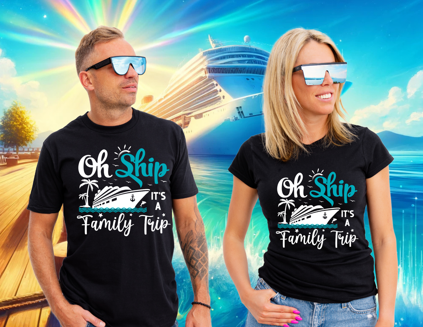 Oh Ship! It’s a Family Trip T-Shirt