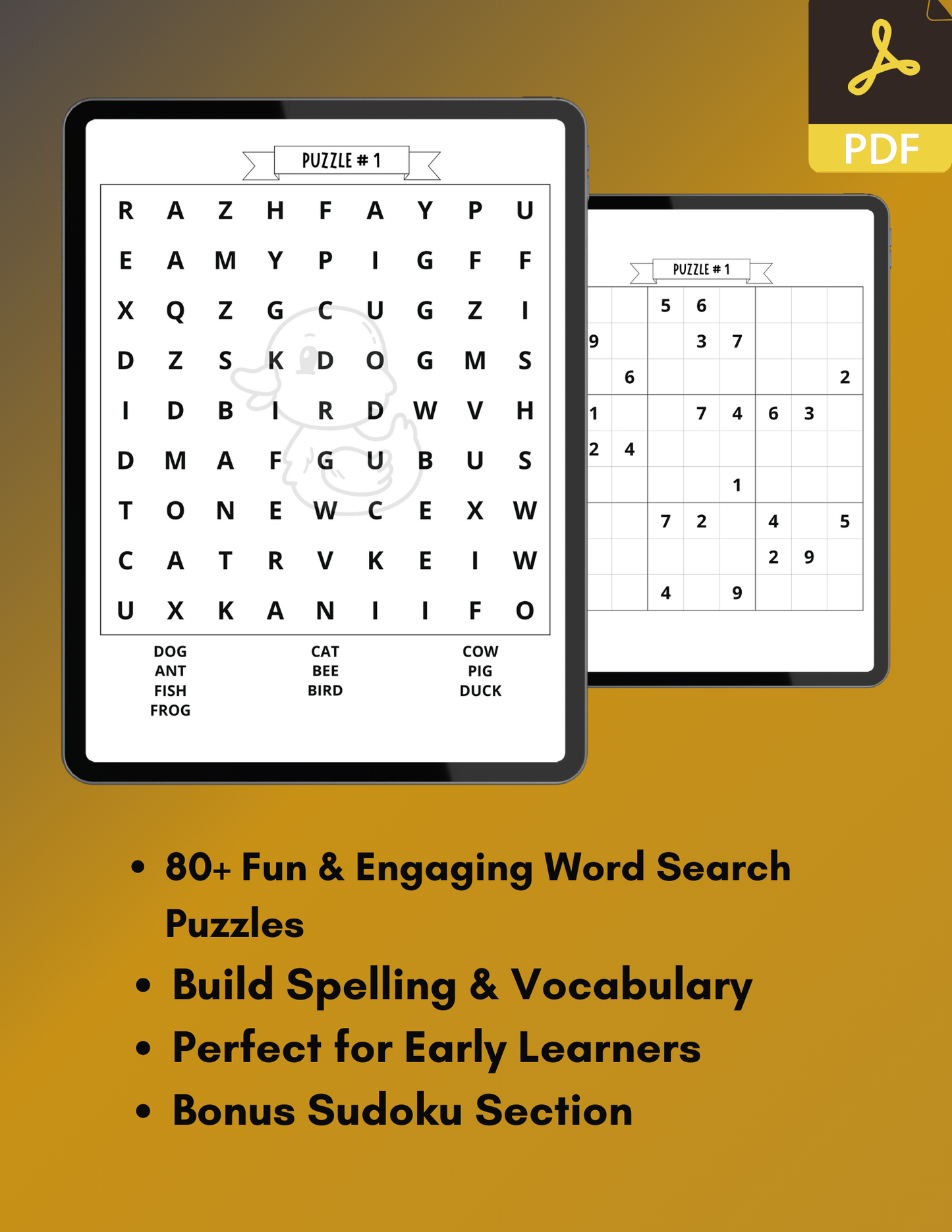 Ultimate Kids Word Search Book: Fun & Educational Puzzles for Ages 5-8 | Easy to Hard Challenges to Build Spelling & Vocabulary
